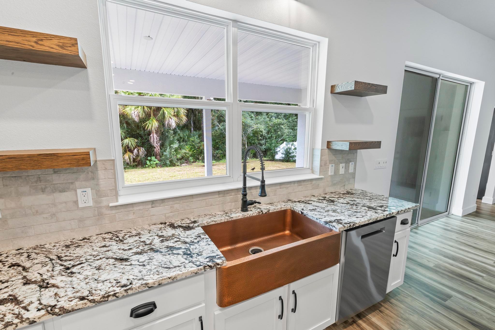 Blue Water Homes Custom Coral Kitchen Sink