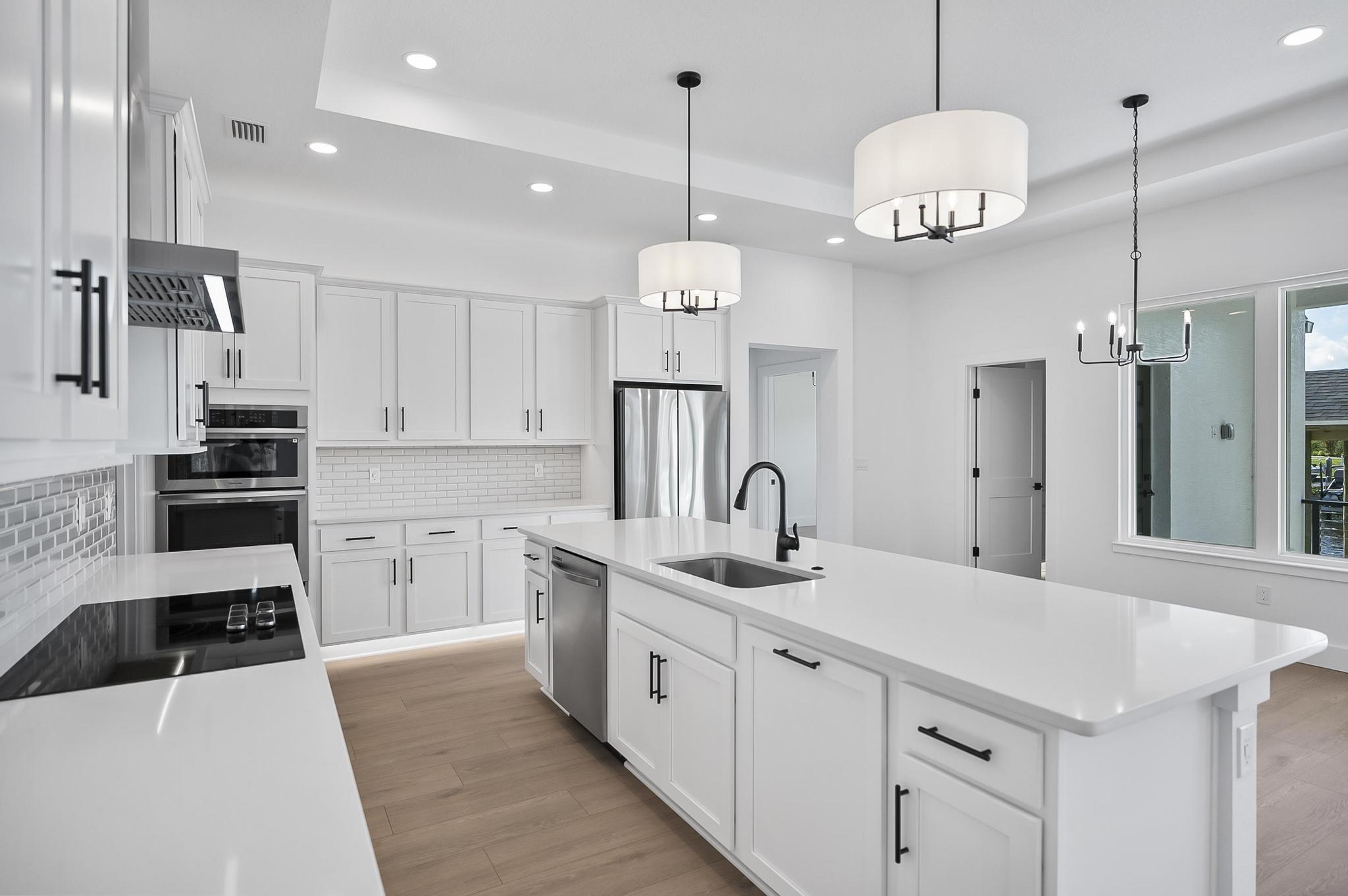 Blue Water Homes FL Seaside Kitchen Back View