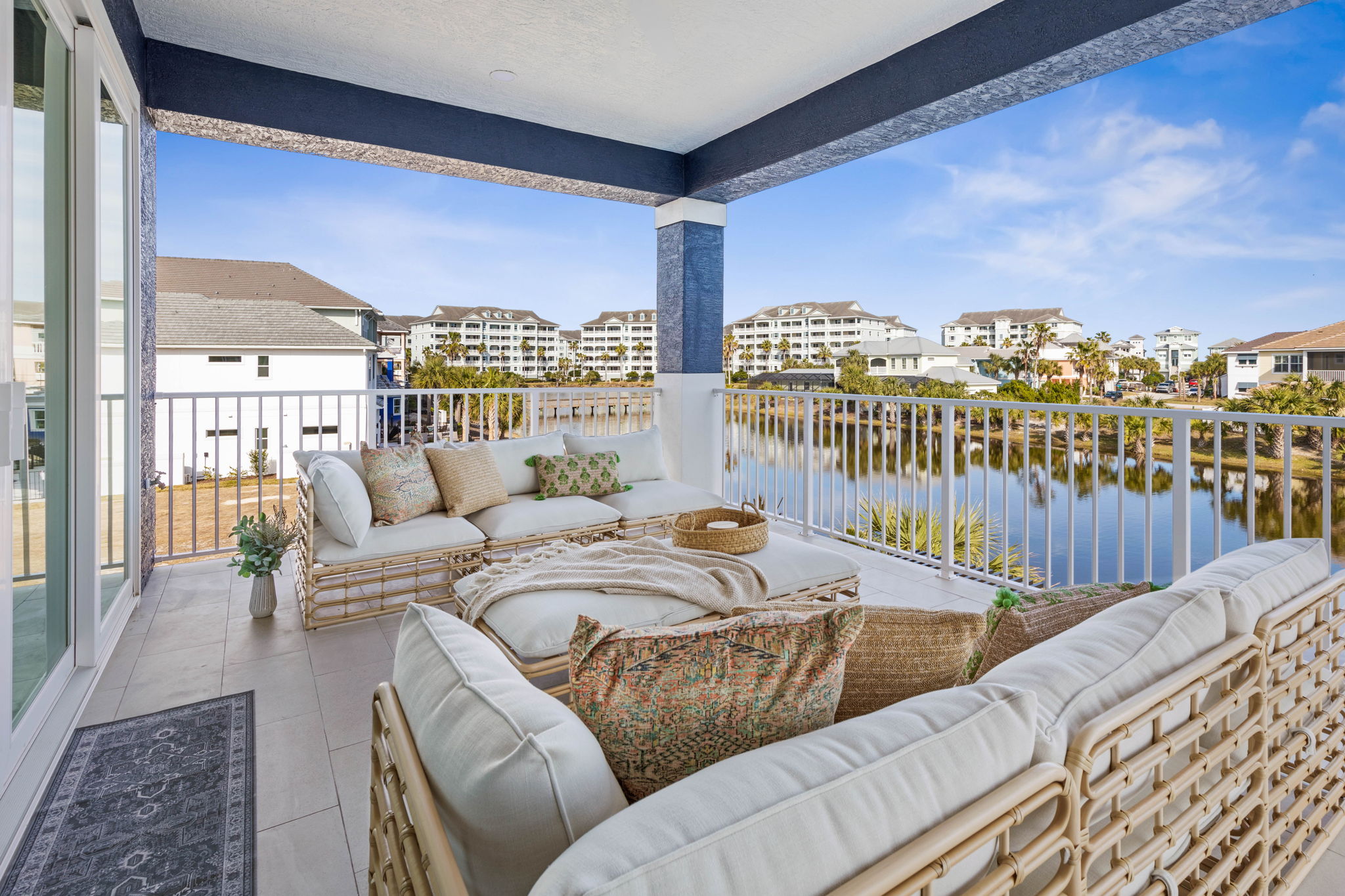 Blue Water Homes Fl Cinnamon Second Floor Deck